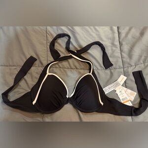 Tommy Bahama black  Halter Bikini Top